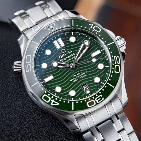 omega green dial seamaster|Omega Seamaster green review.